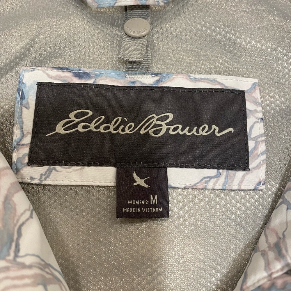 Eddie Bauer Jacket size Medium White Multicolor WeatherEdge - Picture 3 of 16